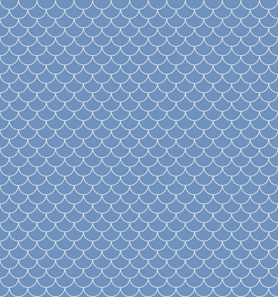 Fish scale pattern Fish scale pattern animal scale stock illustrations