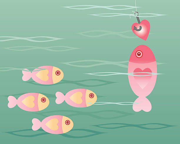 Download Top 60 Fish Hook Heart Clip Art, Vector Graphics and Illustrations - iStock