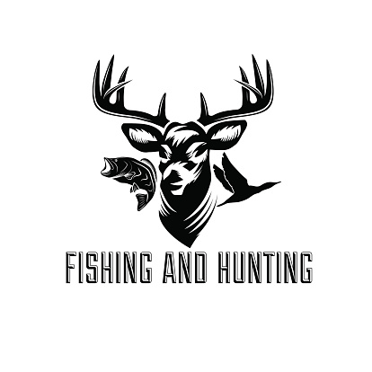 Download Fishing And Hunting Illustration Stock Illustration ...