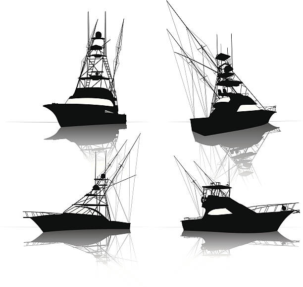 Best Fishing Boat Illustrations, Royalty-Free Vector