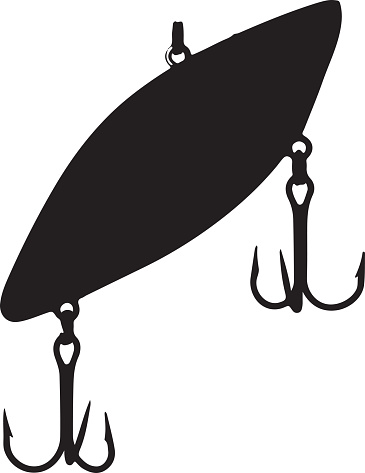 Download Fishing Lure Silhouette Stock Illustration - Download ...