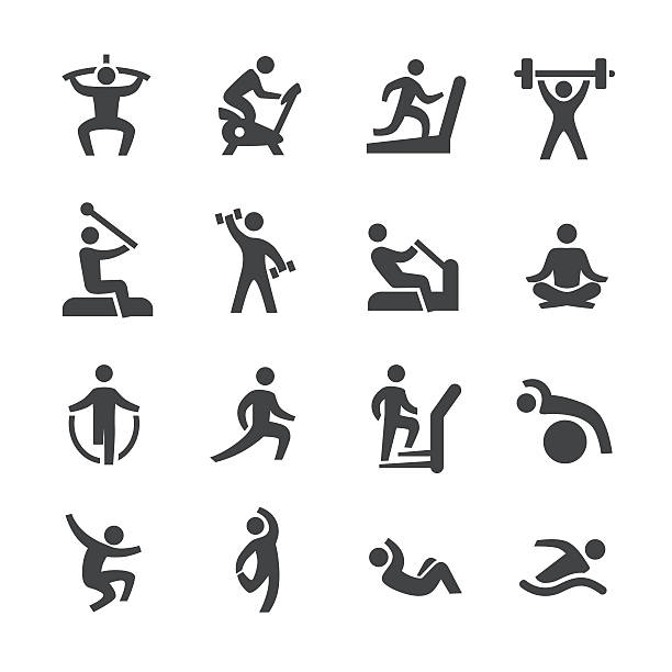Fitness Icons - Acme Series View All: yoga symbols stock illustrations