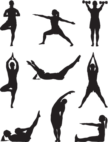 Fitness woman doing yoga workout