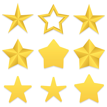 Five point stars collection