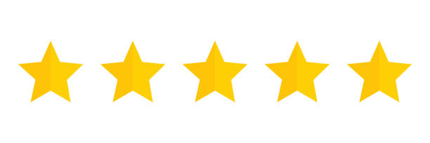 Five stars rating icon. Five golden star rating illustration vector. Premium quality customer service. Customer feedback ranking system. Feedback concept. Five stars rating icon. Five golden star rating illustration vector. Premium quality customer service. Customer feedback ranking system. Feedback concept. EPS 10 survey clipart stock illustrations