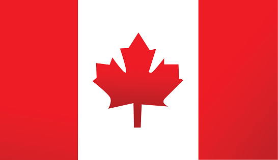 Flag Canada Vector Stock Illustration Download Image Now