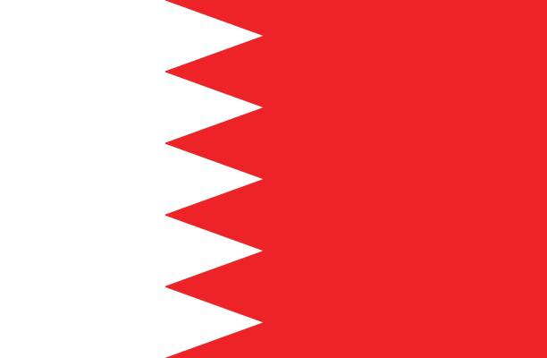 flagge von bahrain  - ferrari stock-grafiken, -clipart, -cartoons und -symbole