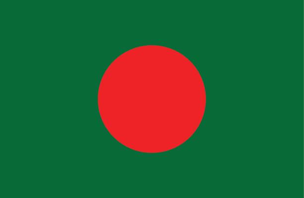 flagge von bangladesch  - ferrari stock-grafiken, -clipart, -cartoons und -symbole