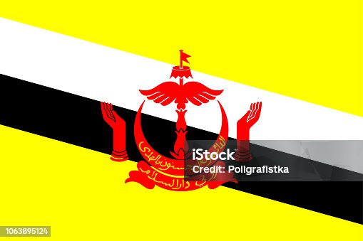 istock Flag of Brunei 1063895124