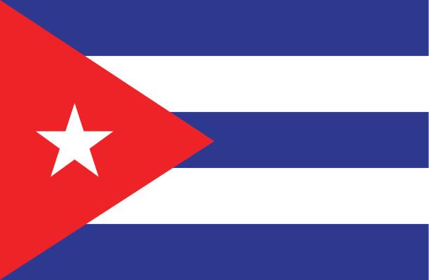 flagge von kuba  - ferrari stock-grafiken, -clipart, -cartoons und -symbole