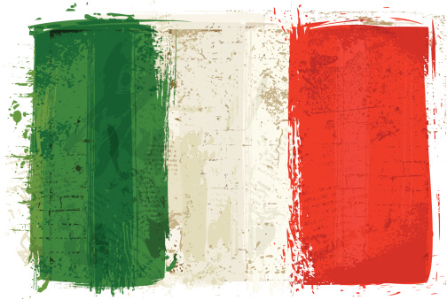 Flag of Italy on Wall