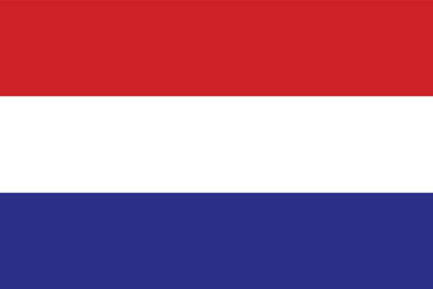flagge der niederlande - holländische flagge stock-grafiken, -clipart, -cartoons und -symbole