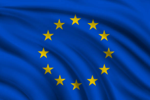 illustrations, cliparts, dessins animés et icônes de drapeau de l’union européenne contexte - parlement européen