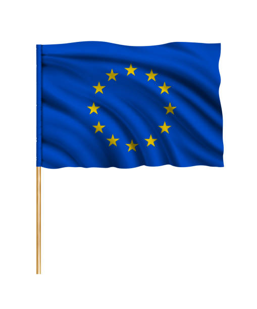 illustrations, cliparts, dessins animés et icônes de drapeau de l'union européenne - parlement européen