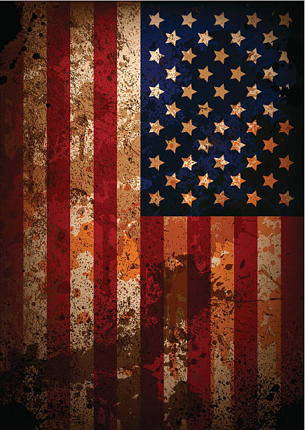 Download Best Worn American Flag Illustrations, Royalty-Free Vector Graphics & Clip Art - iStock