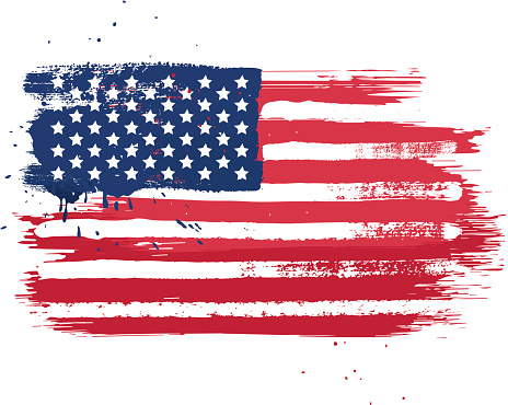 Download Usa Flag Stock Illustration - Download Image Now - iStock