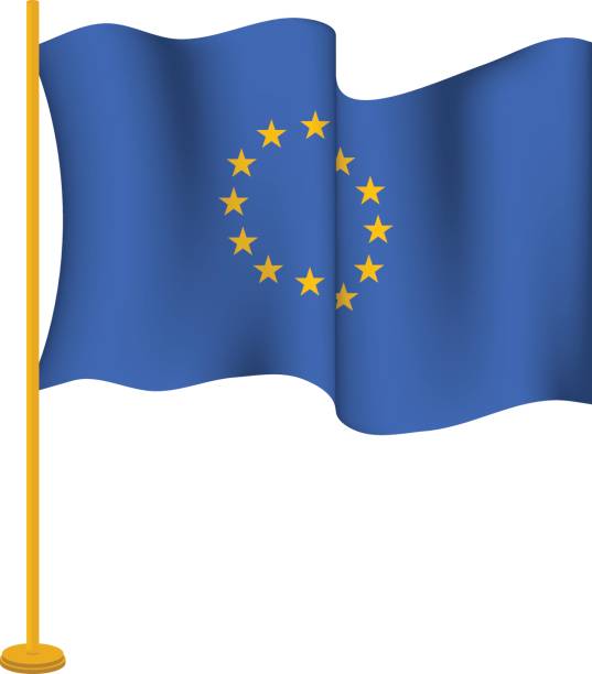 illustrations, cliparts, dessins animés et icônes de drapeau - parlement européen