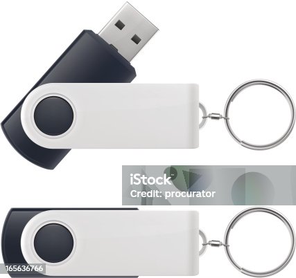 istock USB flash drive template 165636766