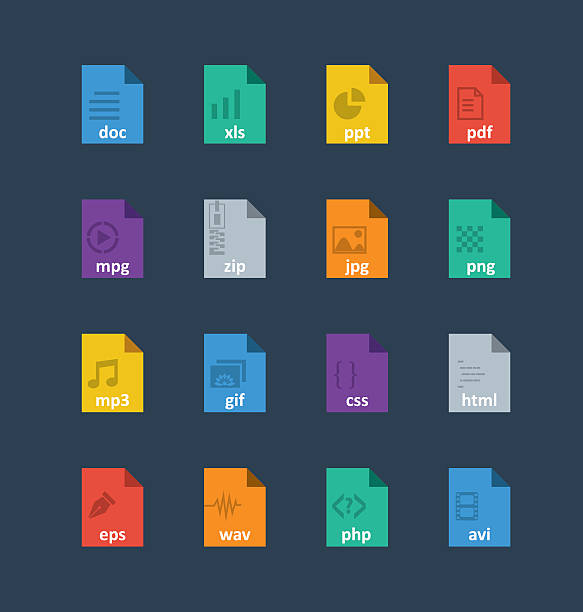 Flat File Format Icons
