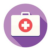 istock Flat First Aid Kit Icon 501279513