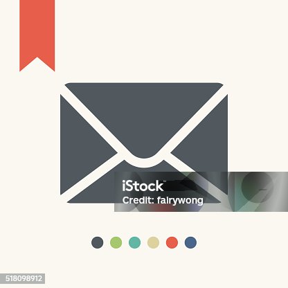 istock flat mail icon 518098912