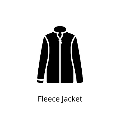 Fleece Jacket icon in vector. Logotype