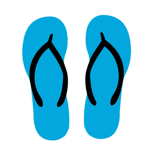 Rubber Slippers Silhouette Stock Photos, Pictures & Royalty-Free Images ...