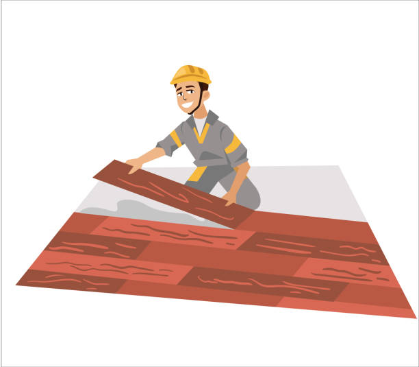 Tile Installation Illustrations, Royalty-Free Vector Graphics & Clip