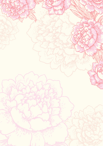 Floral background. Card.