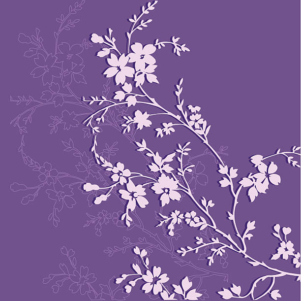 Floral background vector art illustration