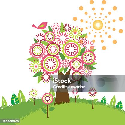 istock Floristic Tree 165636025
