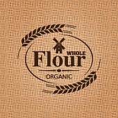  flour sackcloth texture background