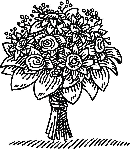 Royalty Free Bouquet Of Flowers Clip Art, Vector Images