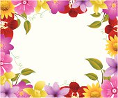 Vector illustration Flower Frame..Please see some similar pictures from my portfolio: