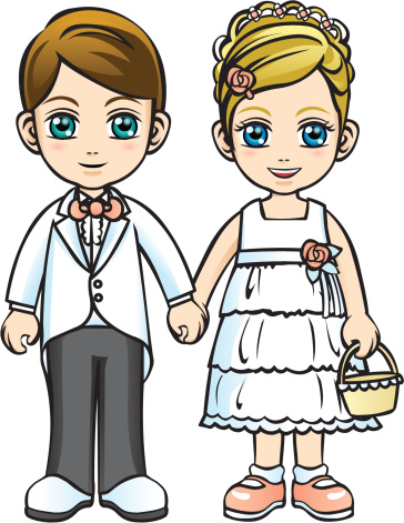 Flower girl and page boy