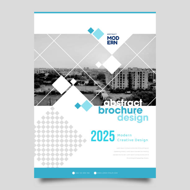 Flyer design. Corporate business report cover, brochure or flyer design. Leaflet presentation. vector art illustration