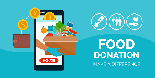 Food and meal donation app