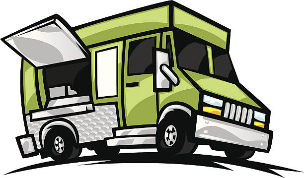 food truck cartoon food truck food truck stock illustrations