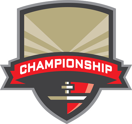 Football Championship Banner Logo Stock Illustration - Download Image