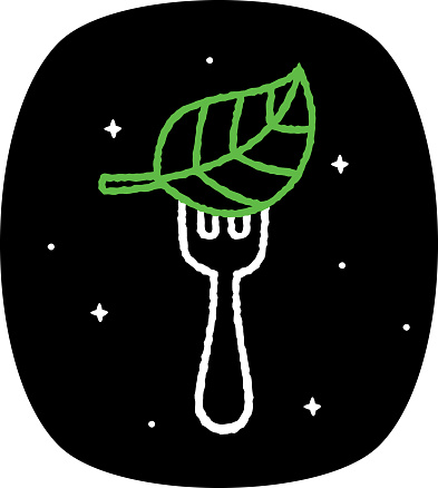 Fork Leaf Doodle 3