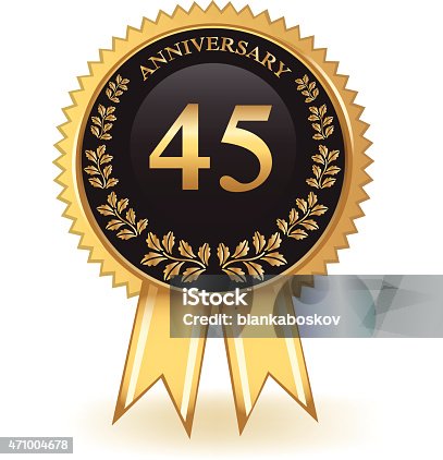 istock Forty Five Year Anniversary 471004678