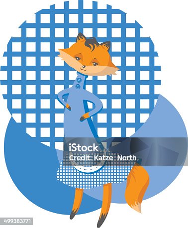 istock Fox in a dress 499383771