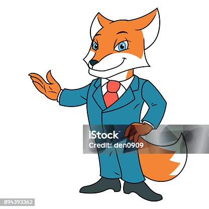 istock Fox in office suit 2 894393362