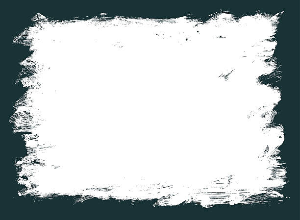 Frame Distressed Grunge Vector Illustration of Brush-strokes forming a grunge effect frame. backgrounds borders stock illustrations