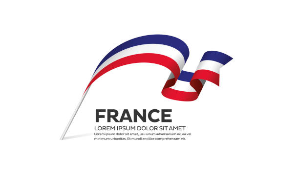 illustrations, cliparts, dessins animés et icônes de fond de drapeau france - drapeau français