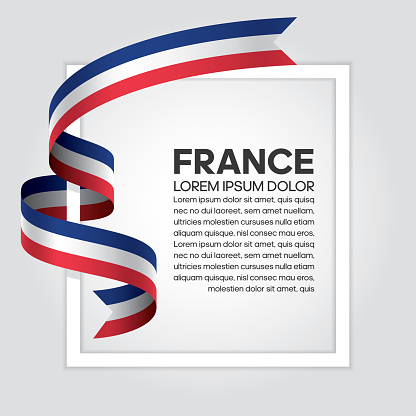 France flag background