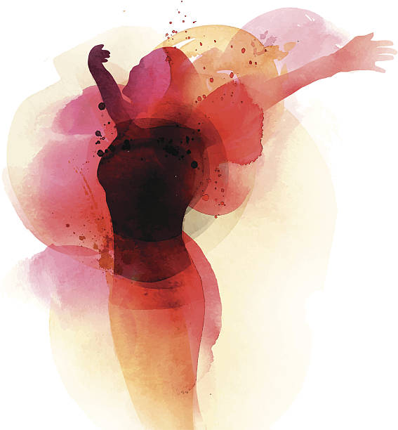 Image shows a woman in watercolor, without opening shapes and gradients; big jpeg (350DPI); digital drawing with free wild style; fantasy painting; better for white backgrounds