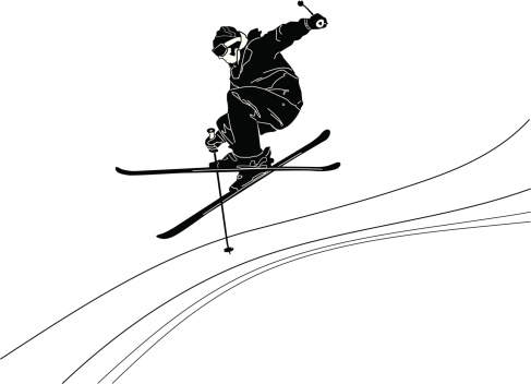 Freestyle Skier Silhouette