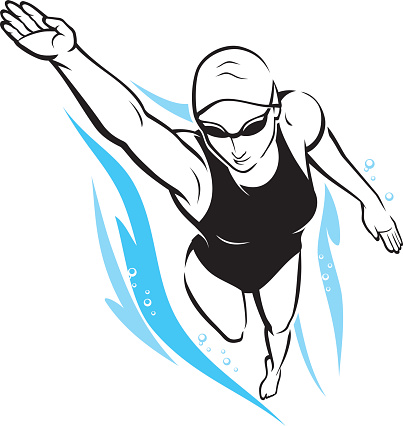 Freestyle Woman Swimming