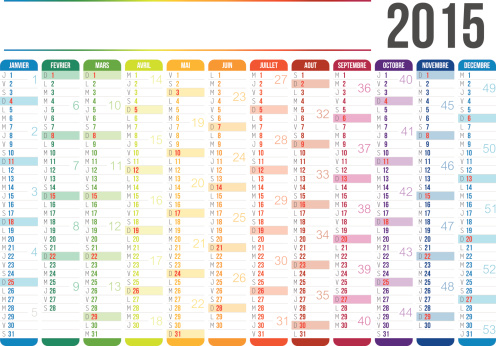 French Calendar 2015